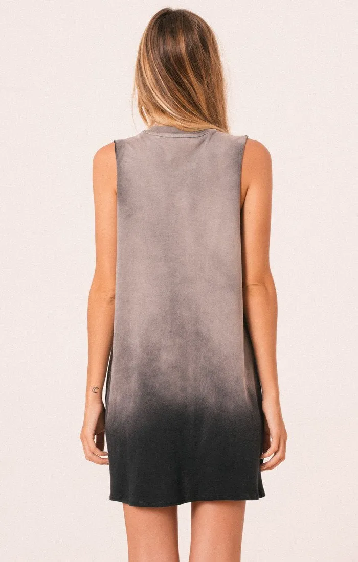 Afends Womens Found - Graphic Bandcut Dress