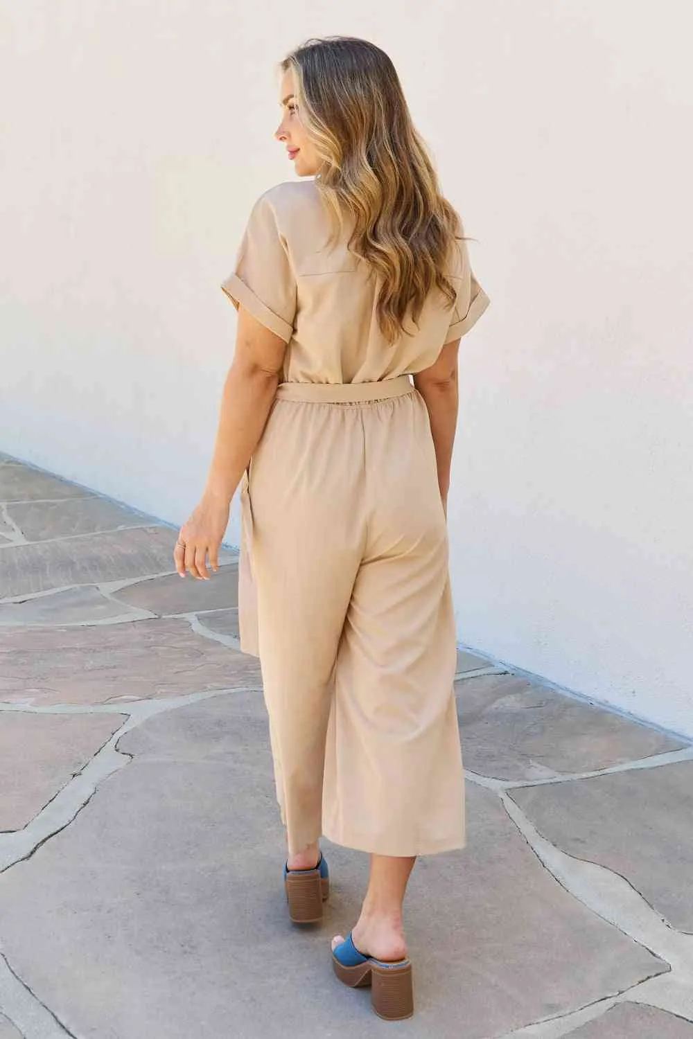 All In One Full Size Solid Jumpsuit