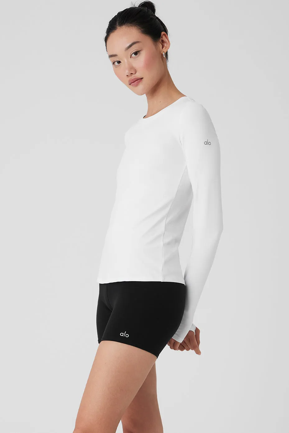 Alosoft Finesse Long Sleeve - White