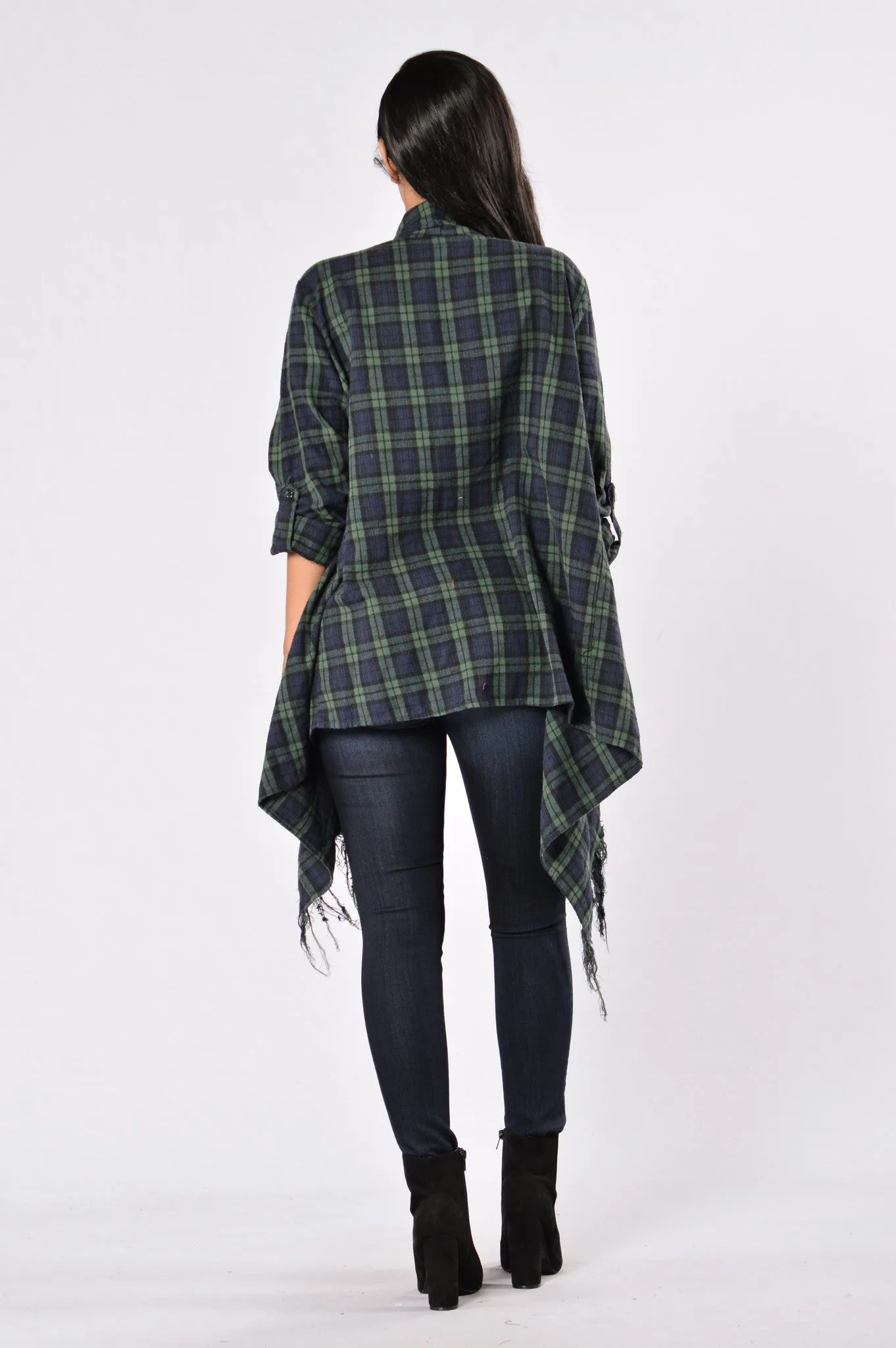 Always In Love Jacket - Green/Navy