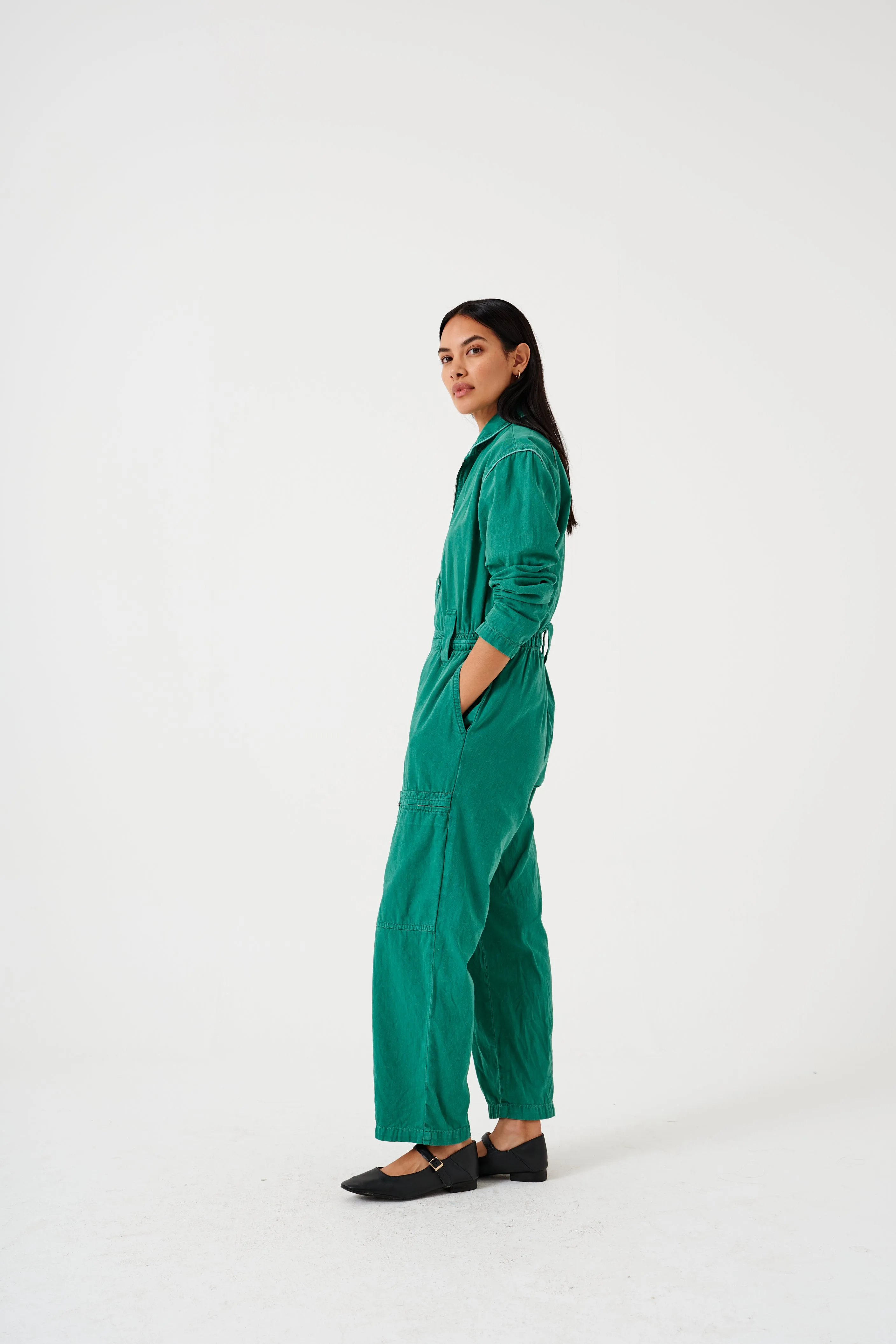 Amelia All in One in Jade Green