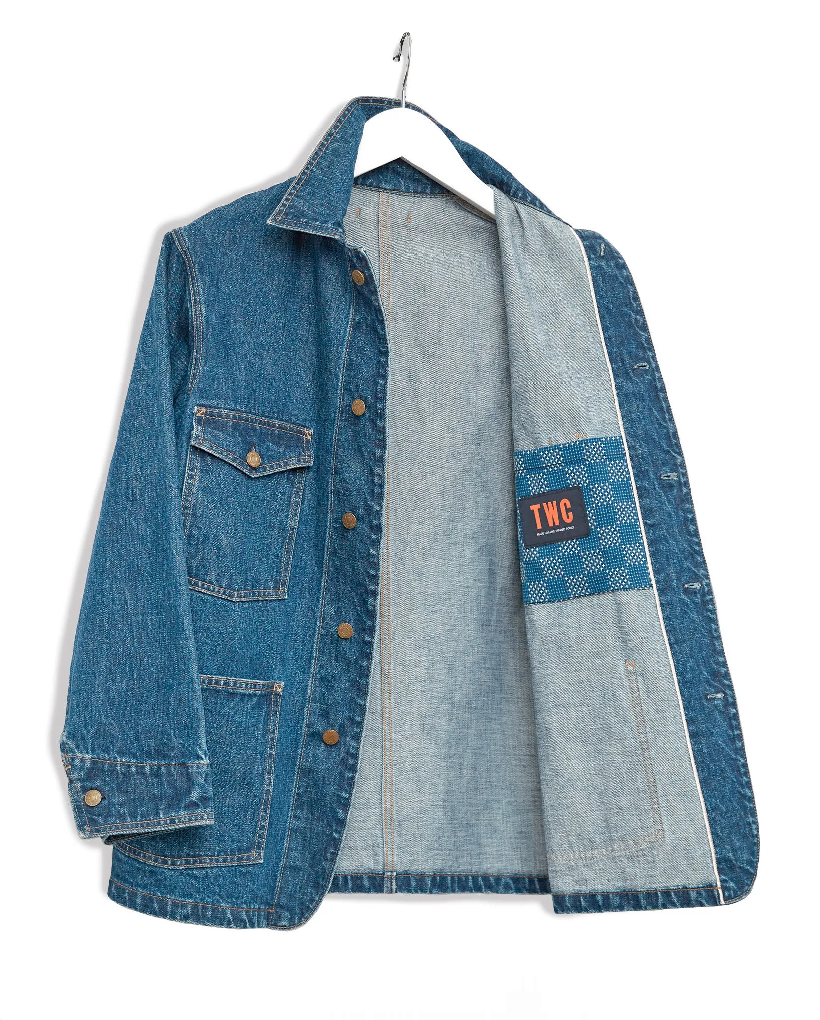 BEDFORD CHORE DENIM JACKET - INDIGO RINSE