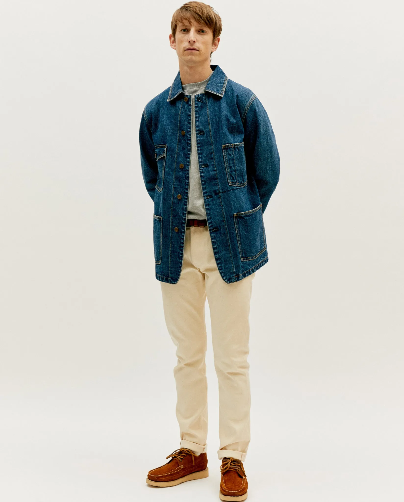 BEDFORD CHORE DENIM JACKET - INDIGO RINSE