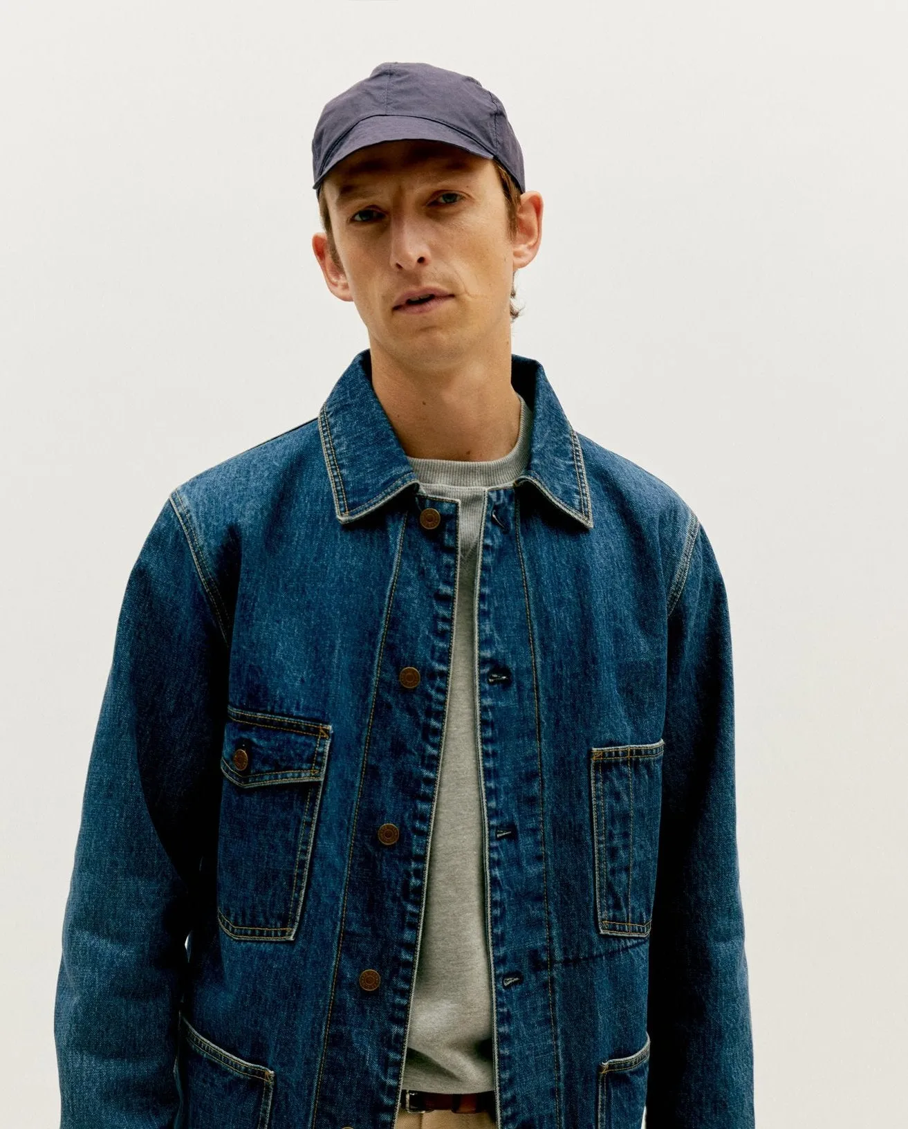 BEDFORD CHORE DENIM JACKET - INDIGO RINSE