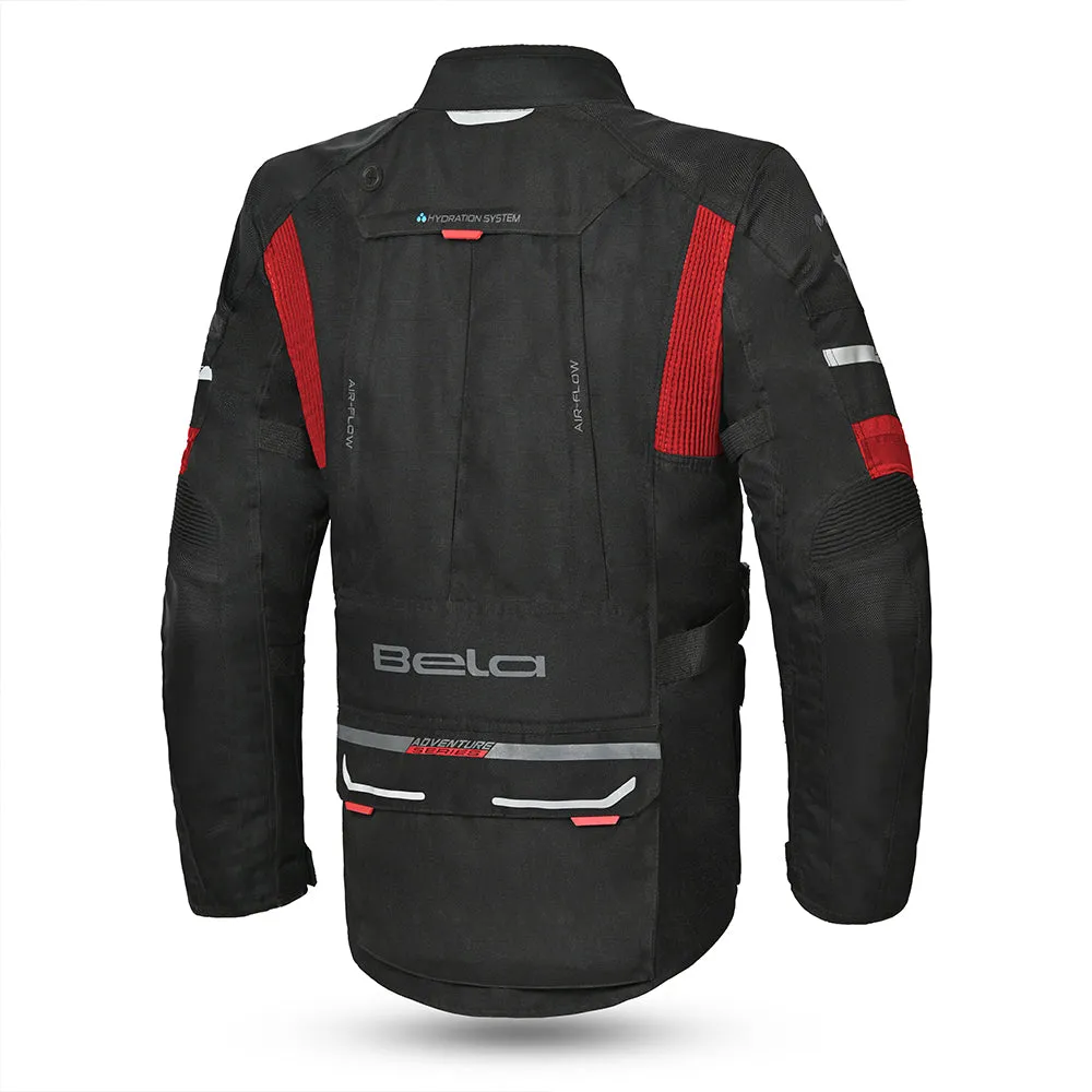 Bela Transformer Motorcycle Touring Water-Resistant Jacket Black Red