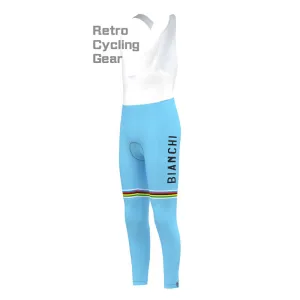 Bianchi Water Blue Retro Cycling Pants