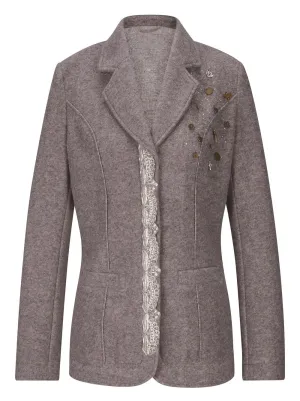 Blazer Heine, mottled gray