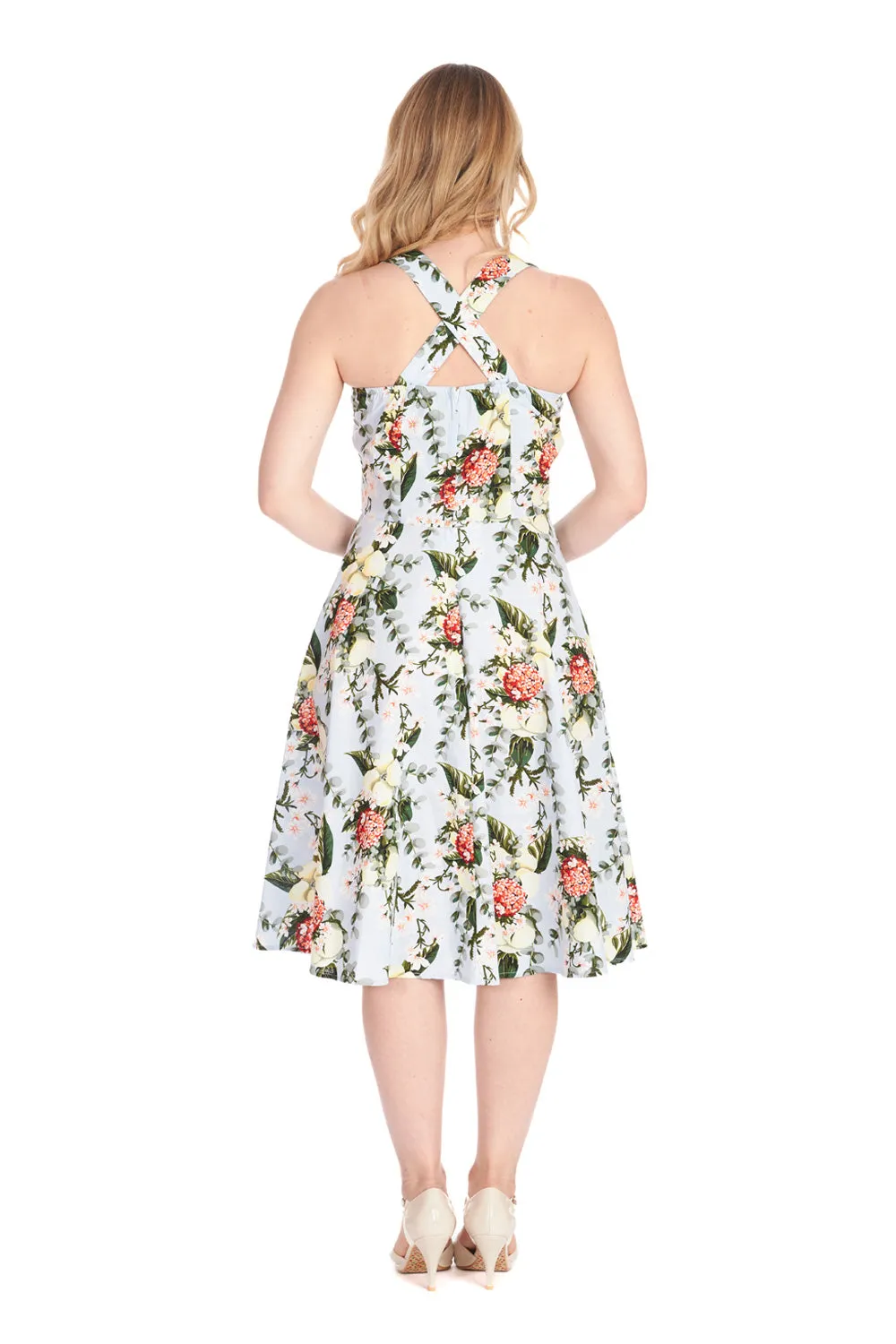 Bloom Swing Halter Dress by Banned