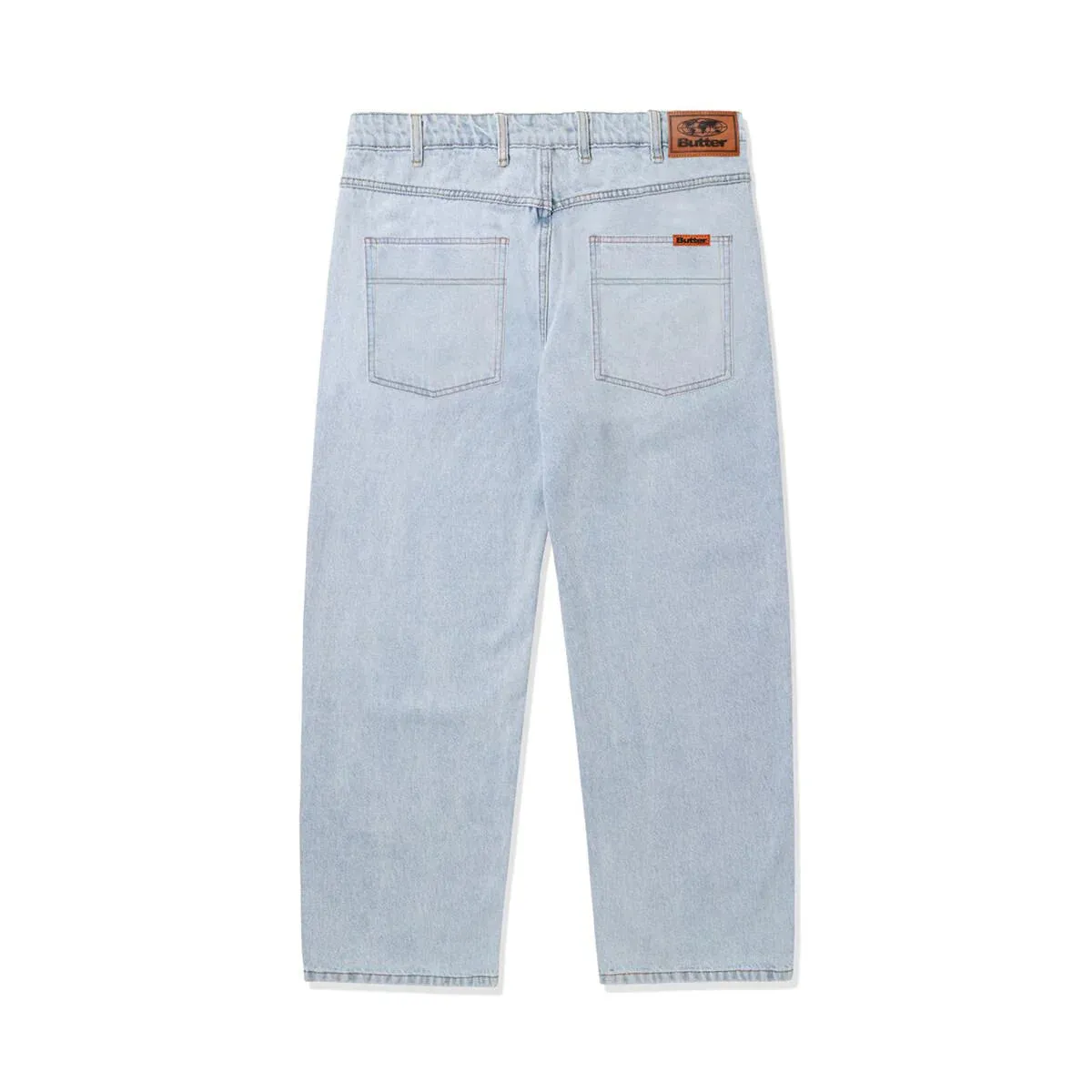 Butter Relaxed Denim Jeans: Light Blue