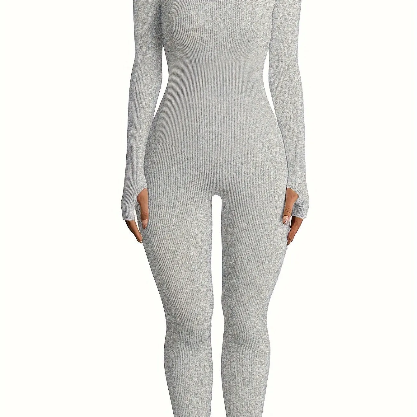 Cozy Ribbed Jumpsuit Stay stylishly comfortable all day