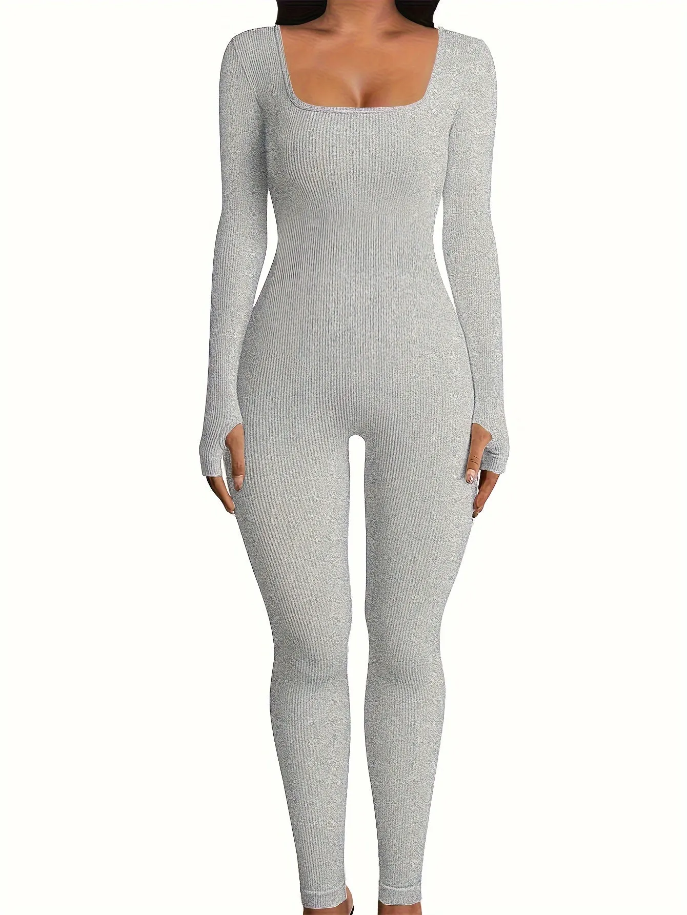 Cozy Ribbed Jumpsuit Stay stylishly comfortable all day