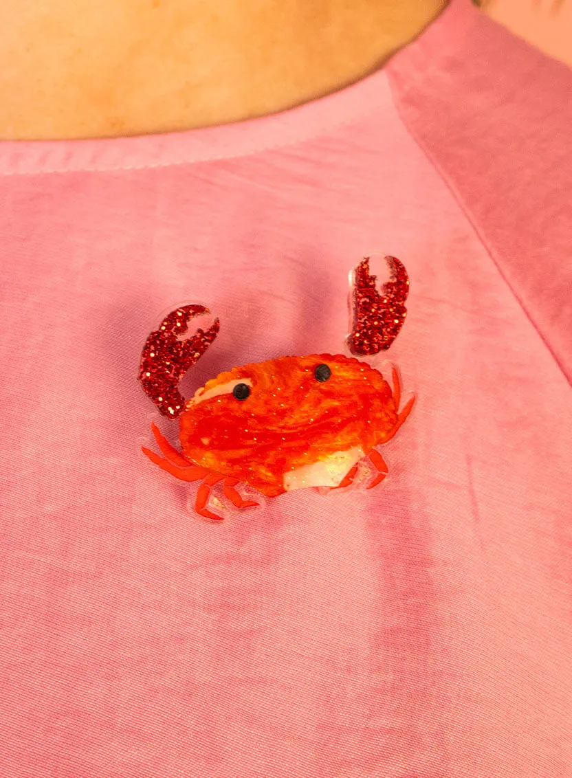 Crab Brooch