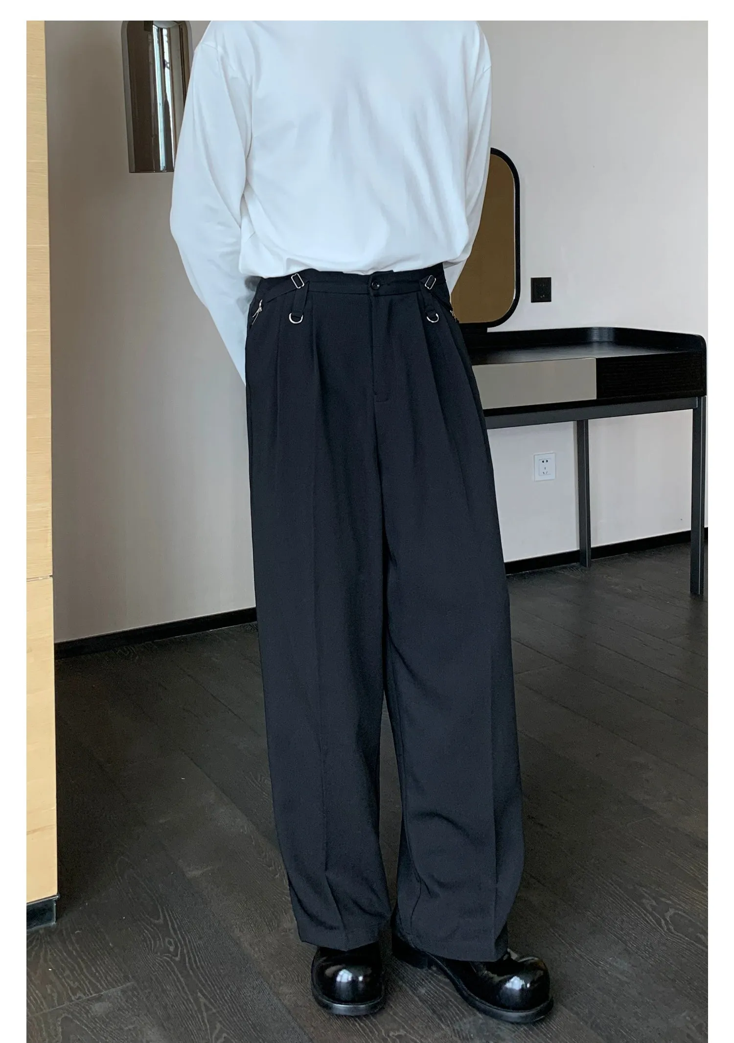 Cui Relaxed Flow Pleated Trousers