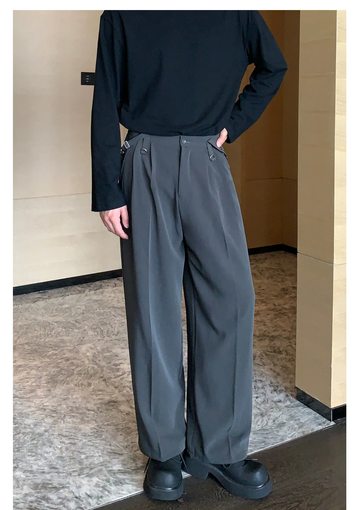 Cui Relaxed Flow Pleated Trousers