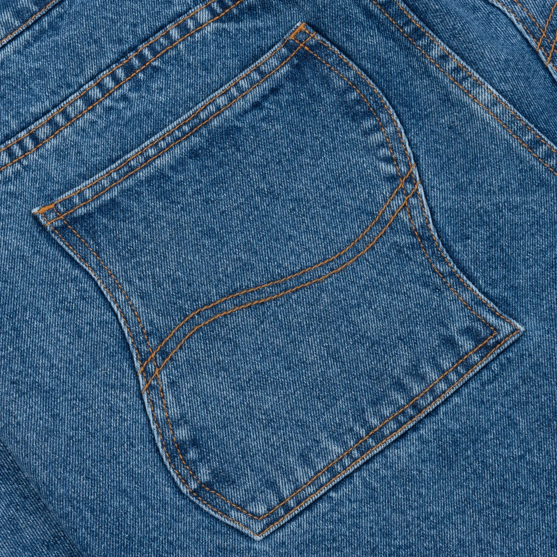 Dime Classic Relaxed Denim Pants: Indigo Washed