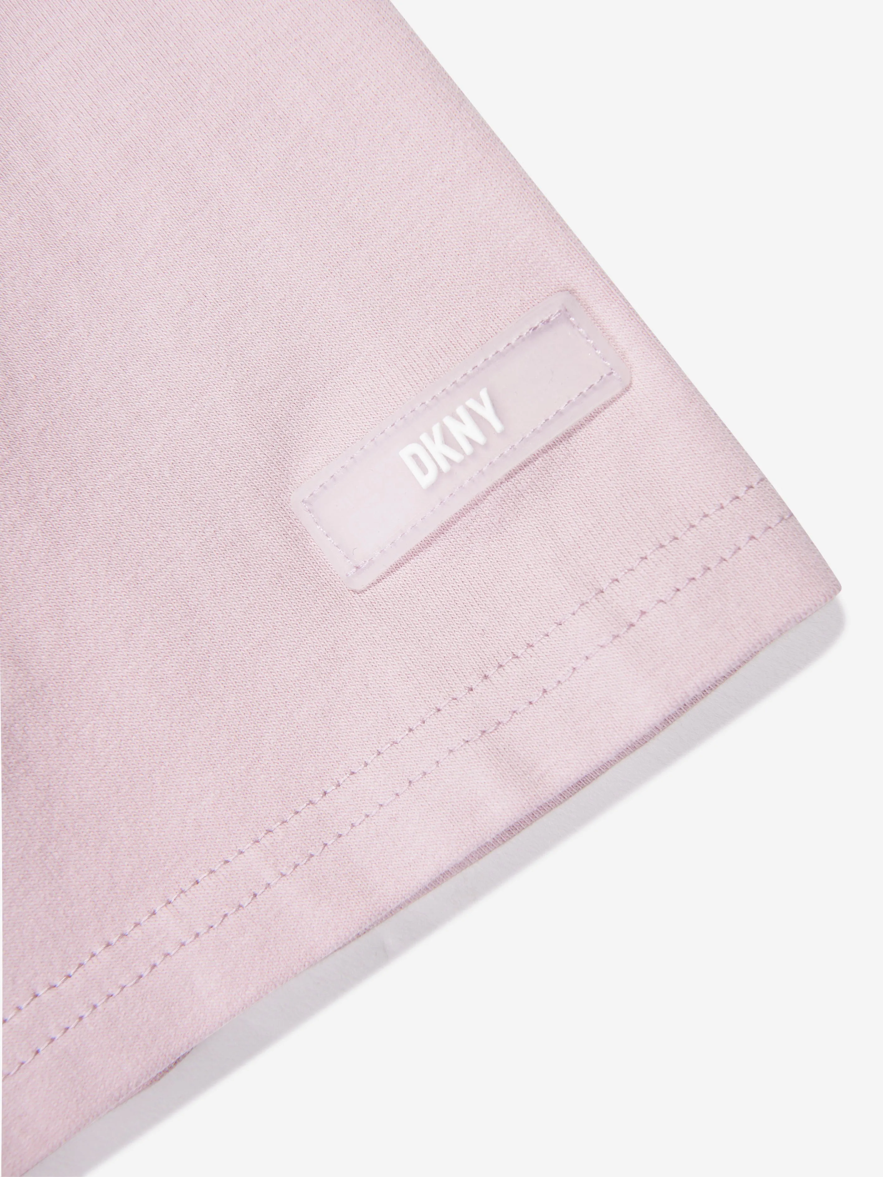 DKNY Girls Logo T-Shirt in Purple