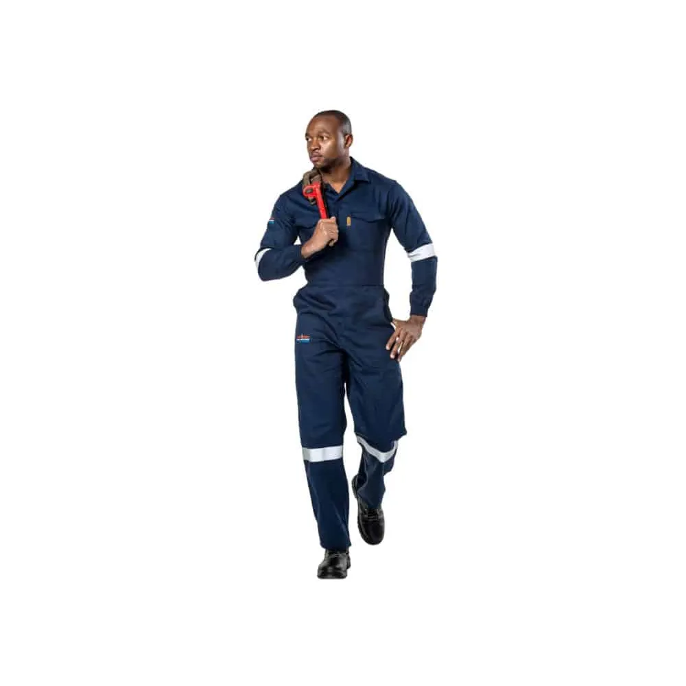 DROMEX D59 BOILERSUIT FLAME & ACID NAVY SIZE 32