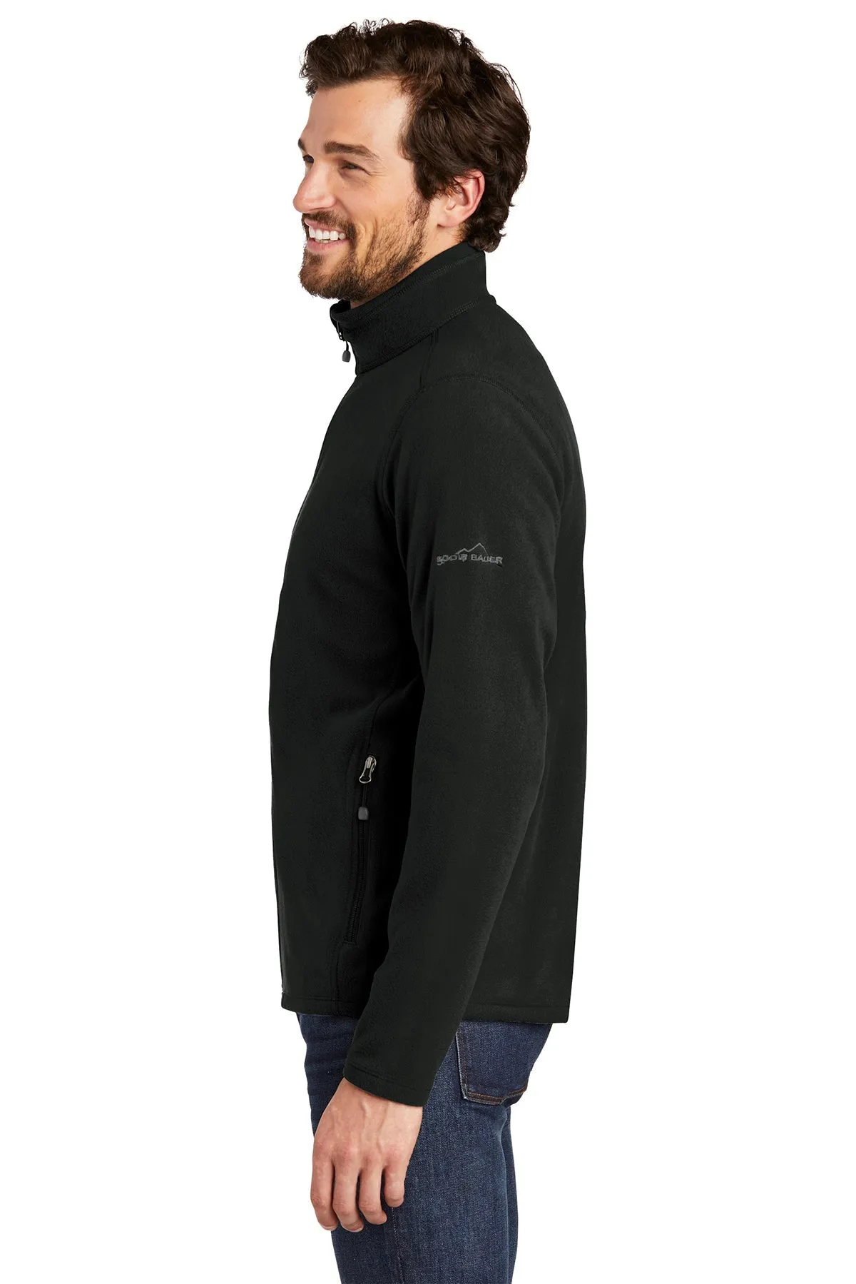 Eddie Bauer Custom Microfleece Jackets, Black