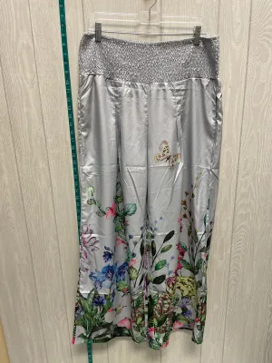 Floral Print Pants Wide Leg Clothes Mentor, Size 20