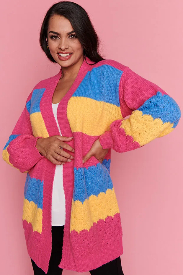 Hattie Colourblock Cardi