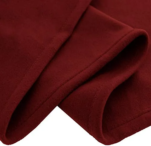 IVAZA New Glacial Microfiber All Season Polar Soft Warm Fleece Blanket for Home (Single Bed 60x90 Inches Set of 3 Maroon)