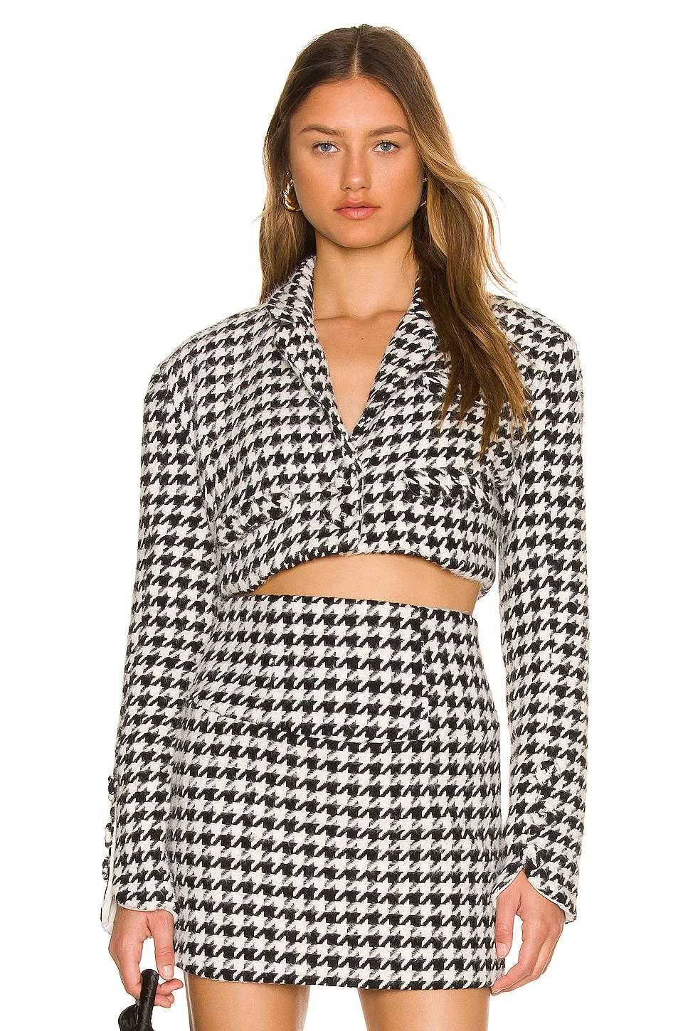 Jacket For Love & Lemons Bonnie Cropped, black