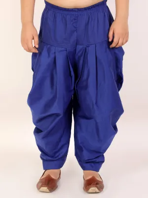 Jashvi Boys Blue Solid Dhoti Pants