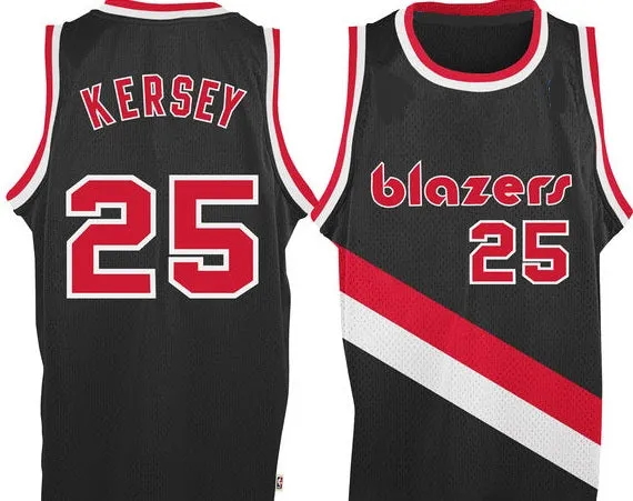 Jerome Kersey Portland Trail Blazers Throwback Basketball Jersey