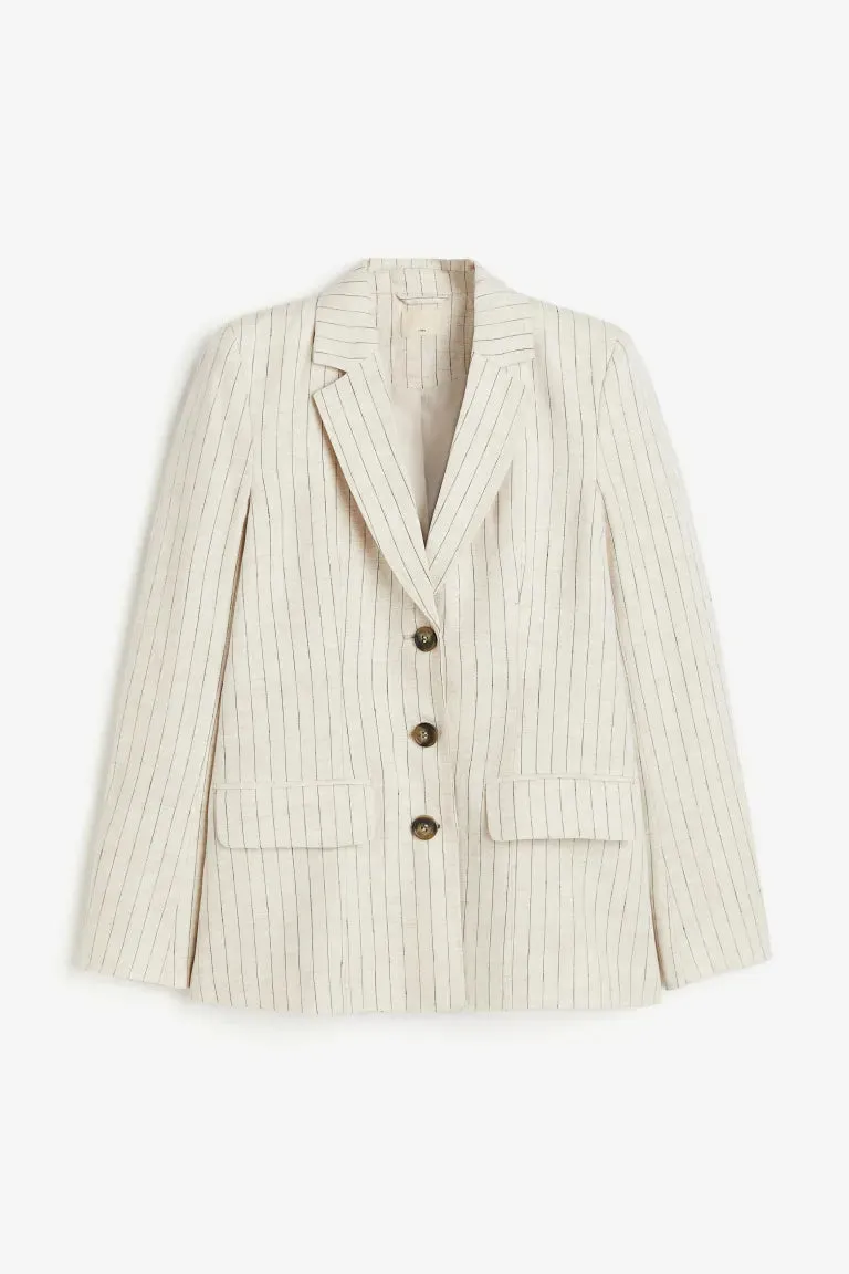 Linen jacket H&M, beige