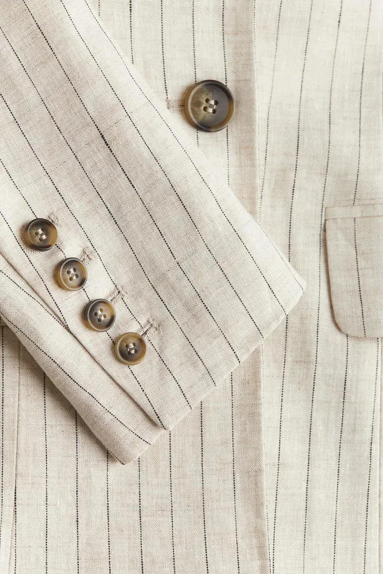 Linen jacket H&M, beige