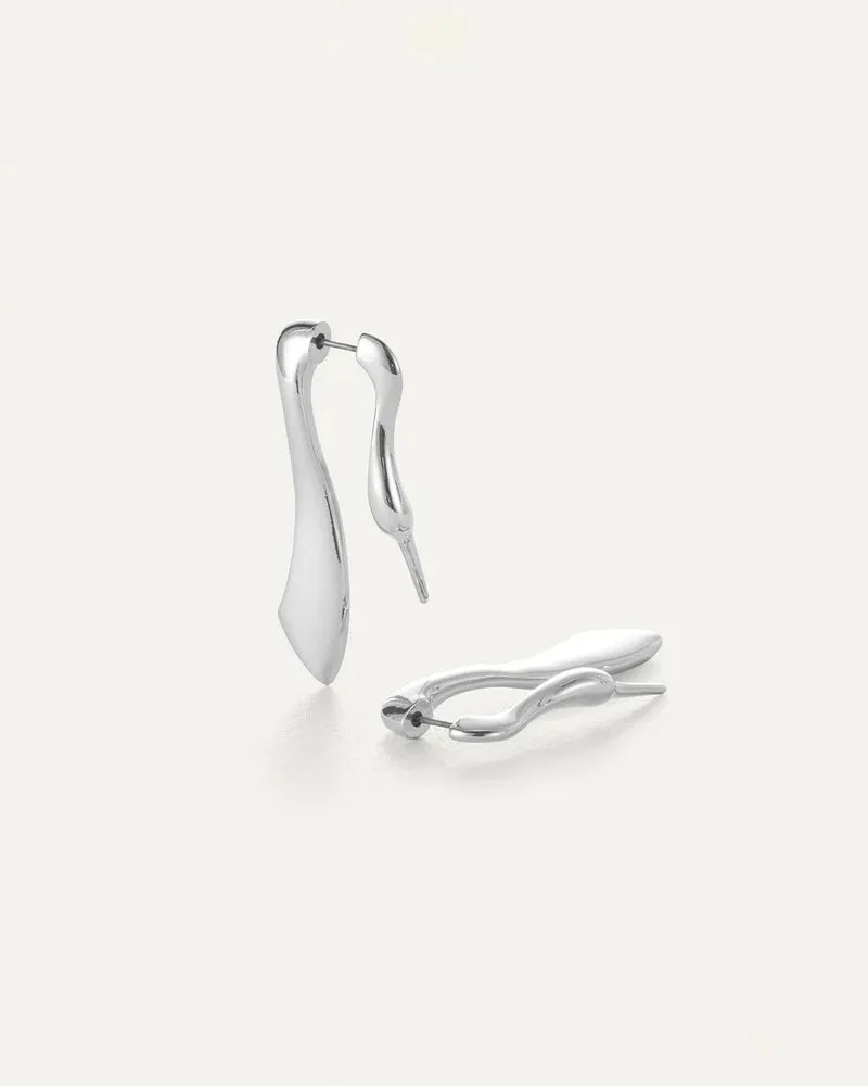 Lisieux Ear Jackets | Silver