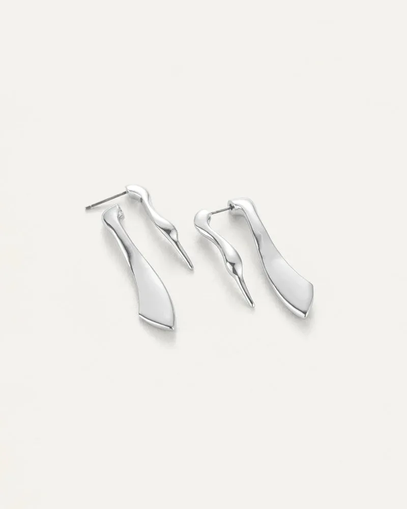 Lisieux Ear Jackets | Silver