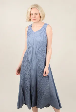 Long Estrella Dress, Sky To Indigo