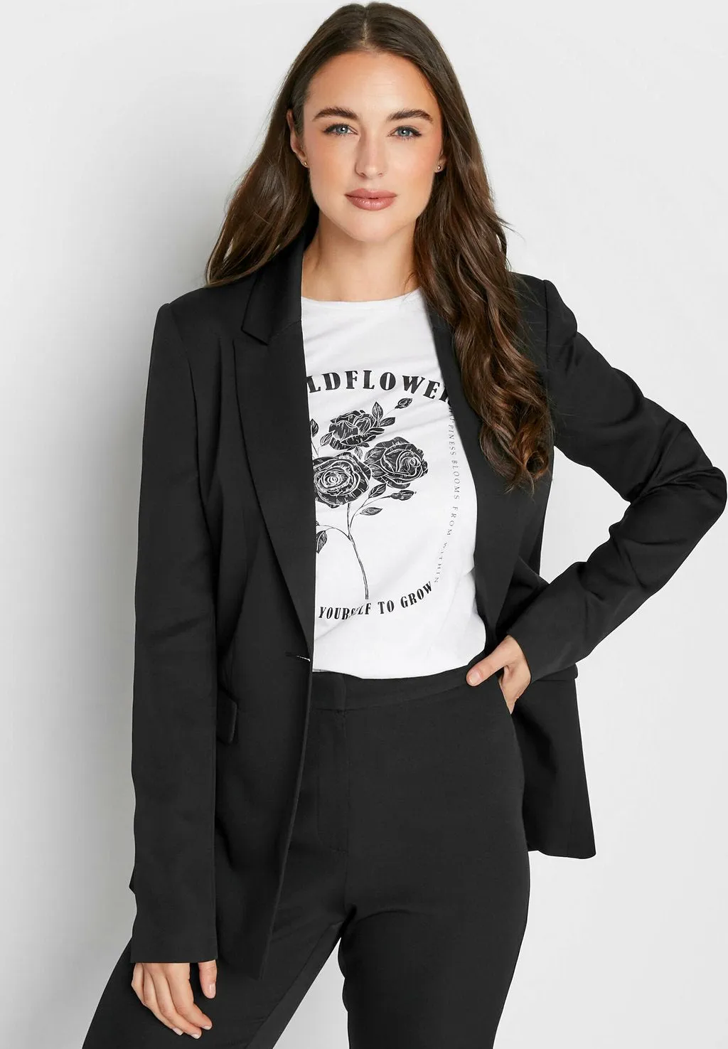 Long Tall Sally Blazer, black