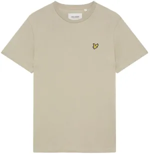 Lyle and Scott Mens Plain T Shirt Khaki Smoke