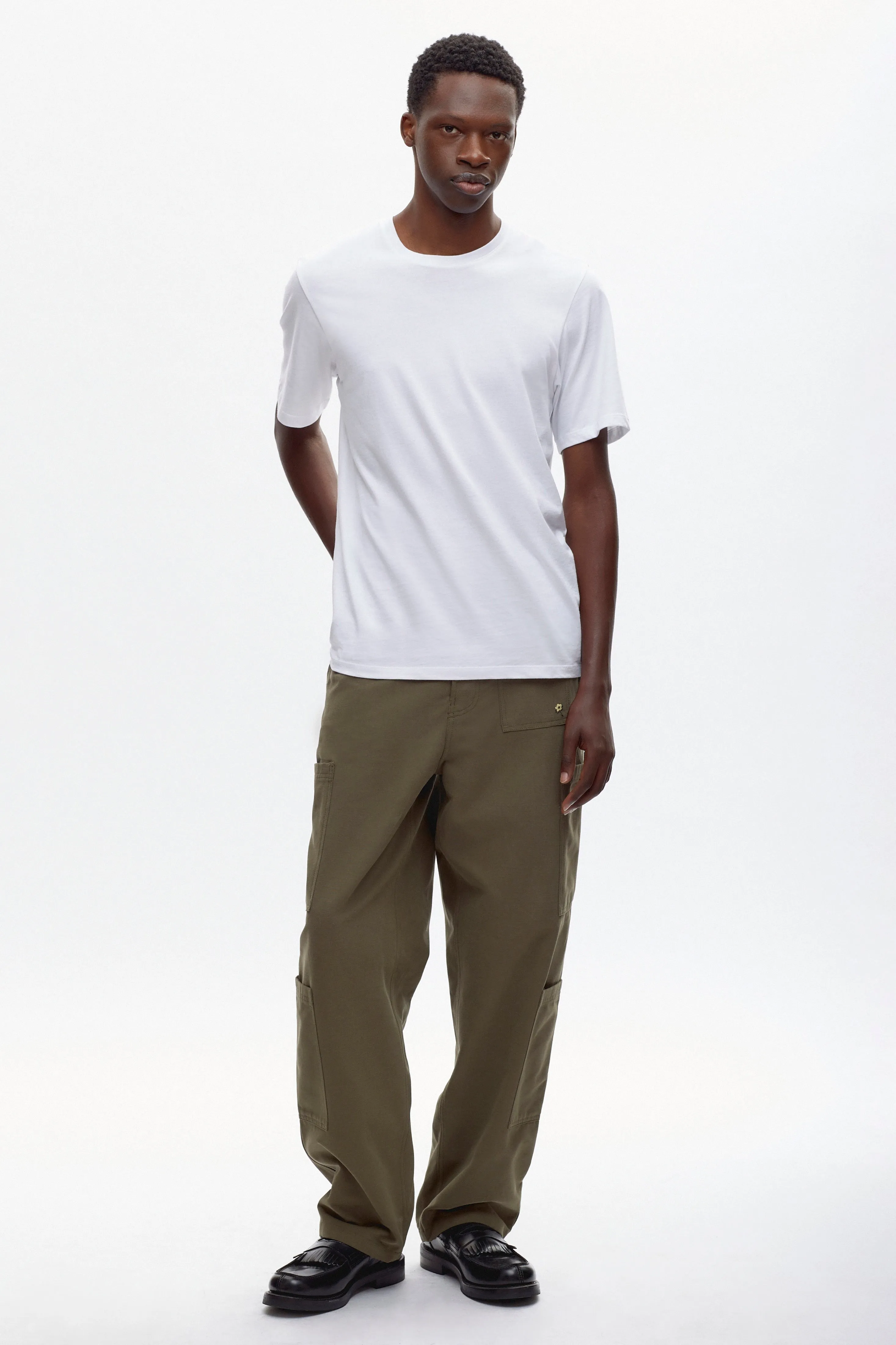 Men's Essential Crew in White