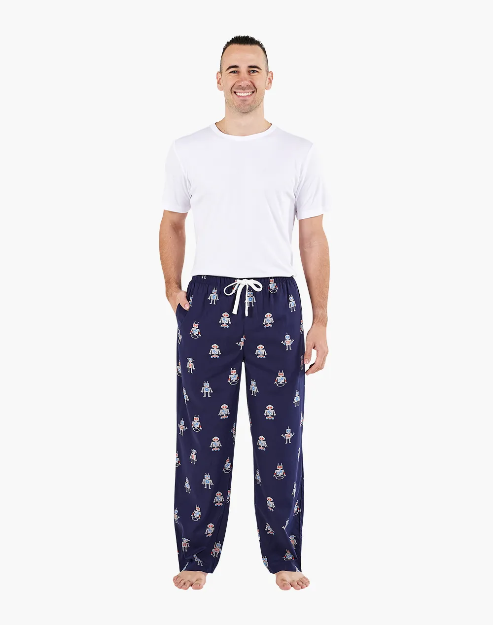 MENS ROBOTS BAMBOO SLEEP PANT