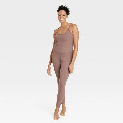 New - All In Motion Women's Bodysuit Workouts Yoga Active Jumpsuit