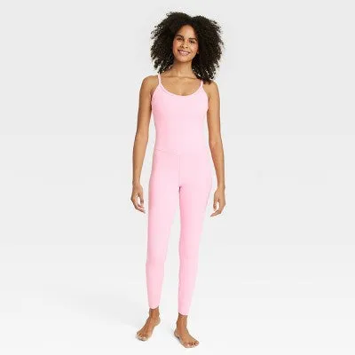 New - All In Motion Women's Bodysuit Workouts Yoga Active Jumpsuit