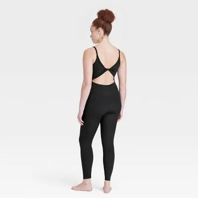 New - All In Motion Women's Bodysuit Workouts Yoga Active Jumpsuit