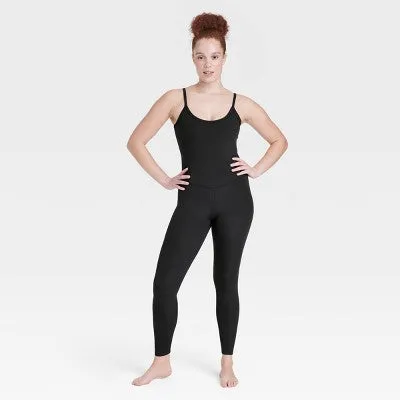 New - All In Motion Women's Bodysuit Workouts Yoga Active Jumpsuit