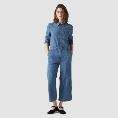 New - Levi's Women's Long Sleeve Heritage Jumpsuit