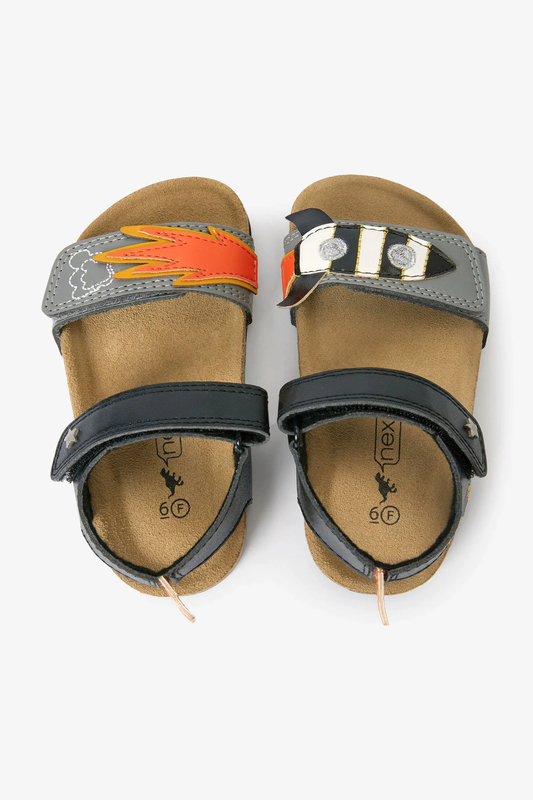 Next Monochrome Corkbed Sandals Younger Boys Sandals