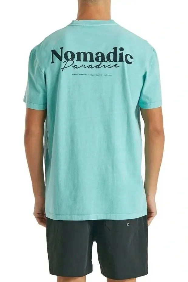 Nomadic paradise - sky relaxed tee