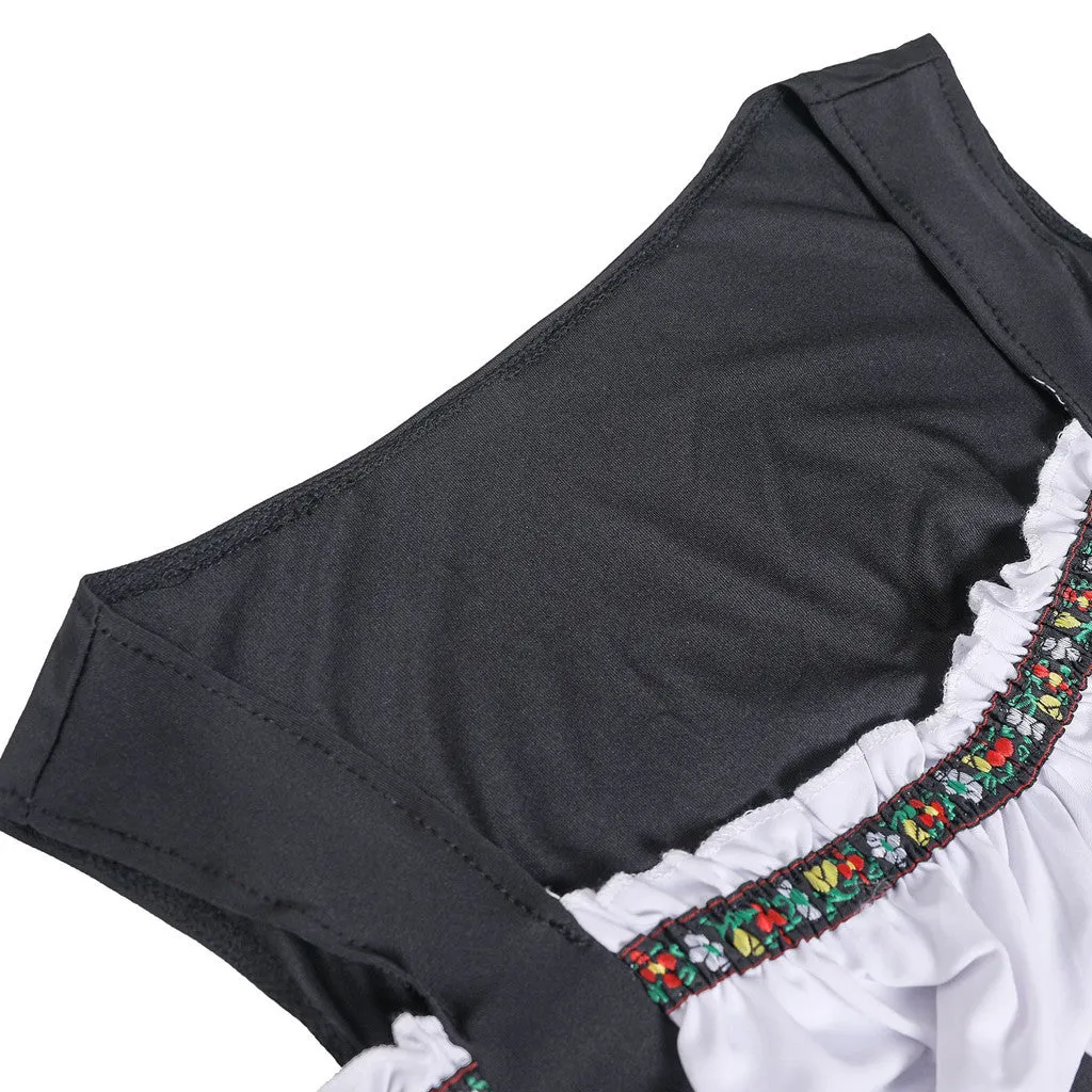 Oktoberfest Dirndl Costume Germany Beer Maid Tavern Wench Waitress Outfit Cosplay Halloween Fancy Party Dress