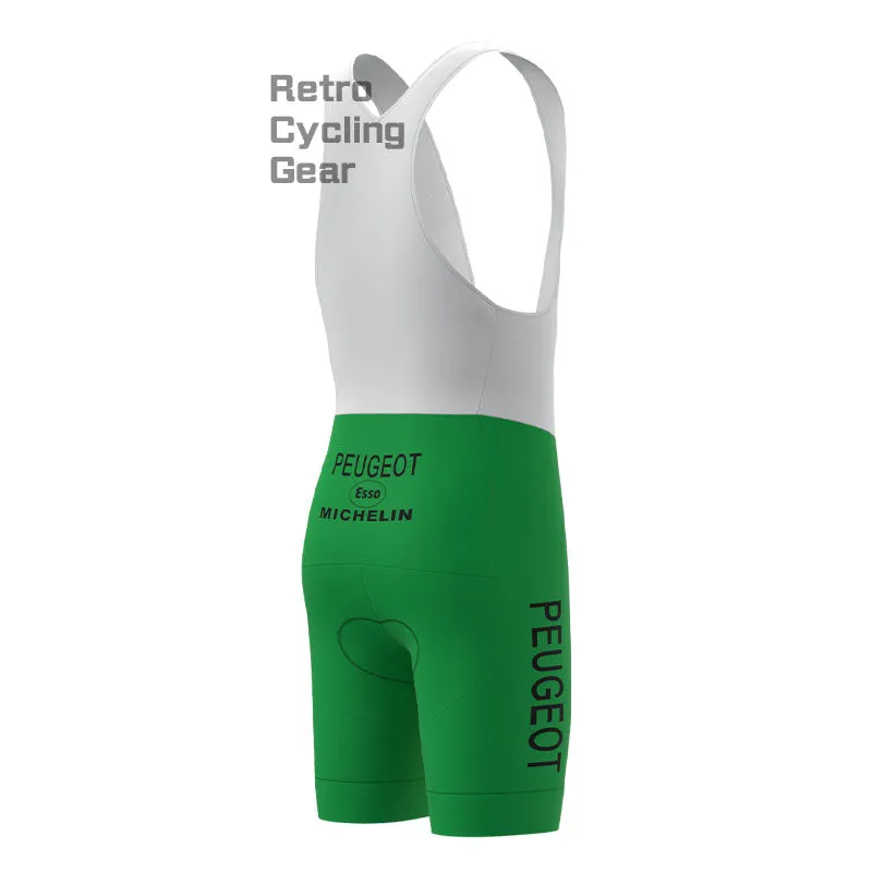 Peugeot Green Retro Cycling Shorts