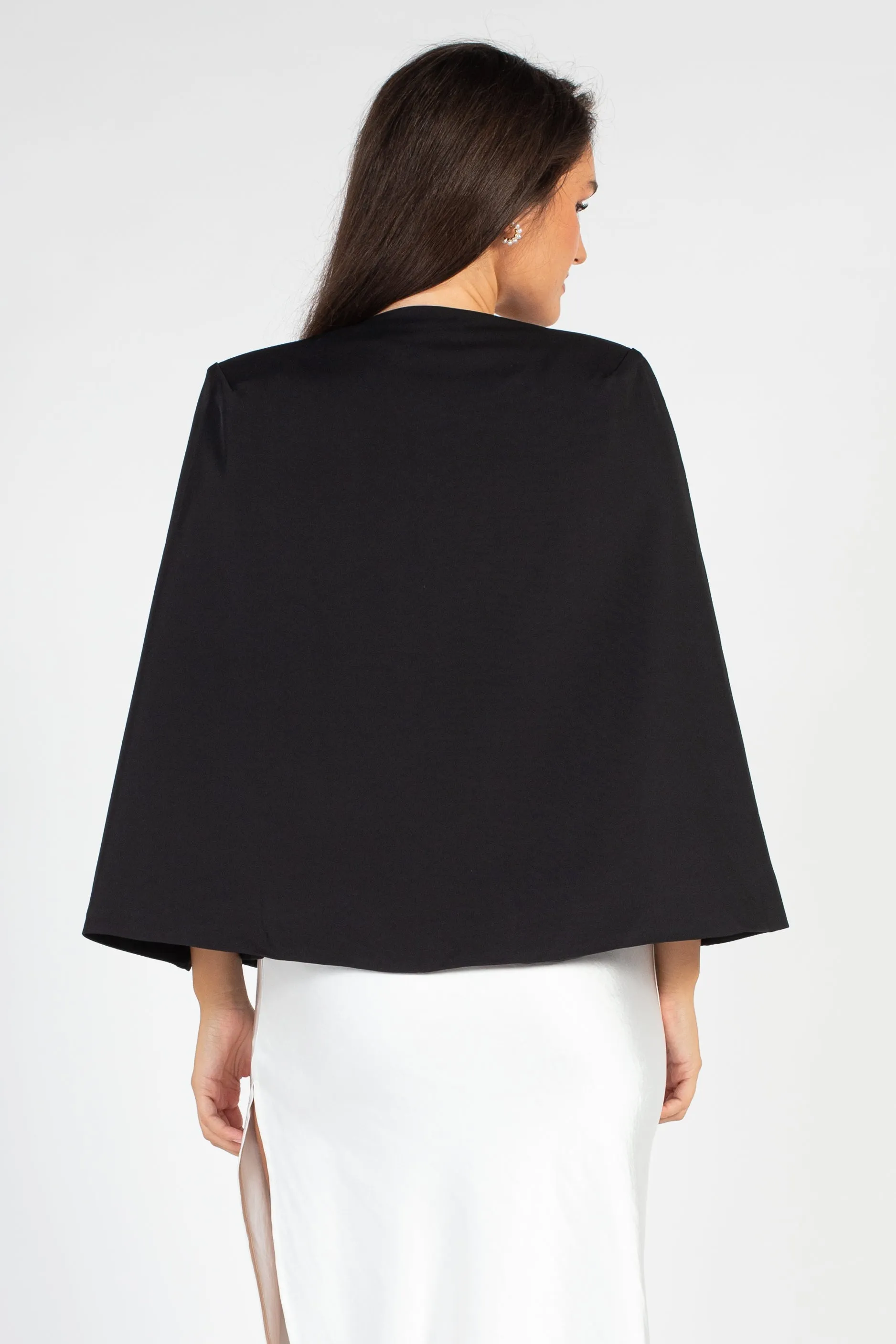 Risa Open Cape Blazer