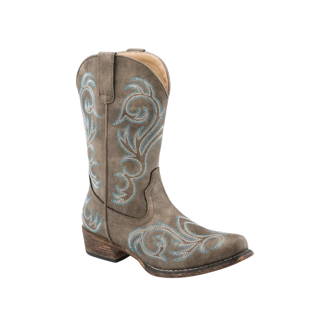 Roper Footwear Kid's Riley Western Snip Toe Boots