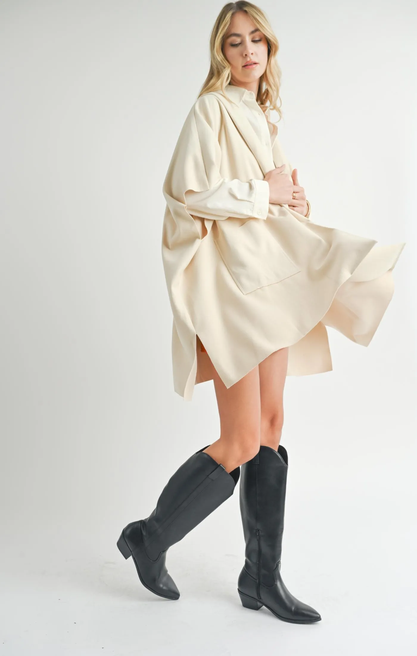 Sadie And Sage Lisha Belted Poncho