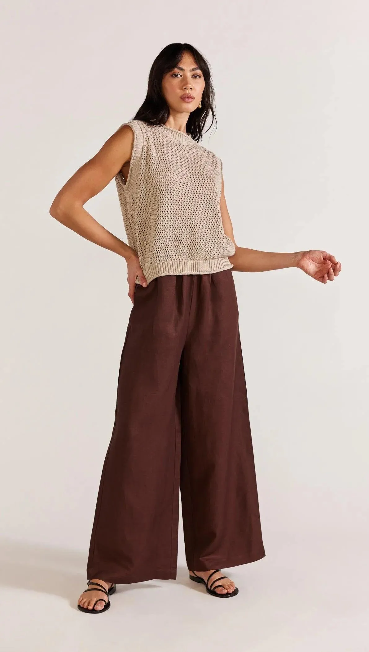 Staple the Label Haven Relaxed Pants in Espresso